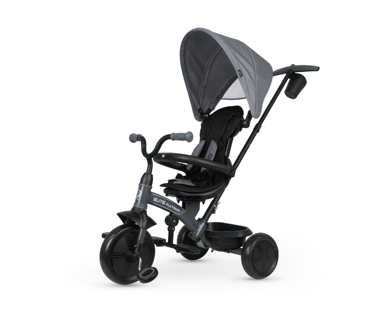 Qplay Elite platina szürke tricikli