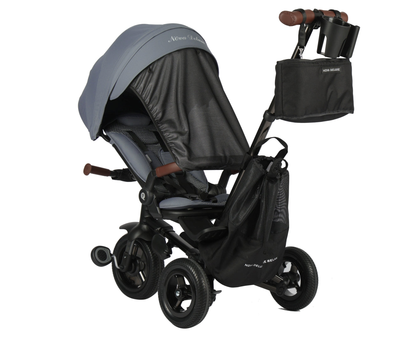 Qplay Nova Deluxe szürke tricikli