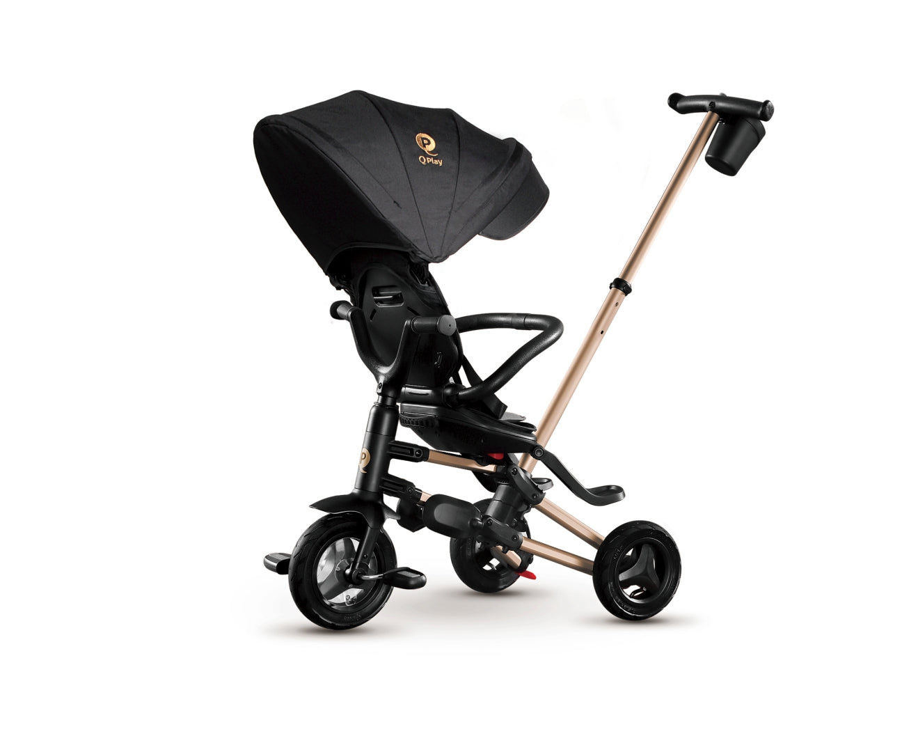 Qplay Nova+ gumi tricikli arany