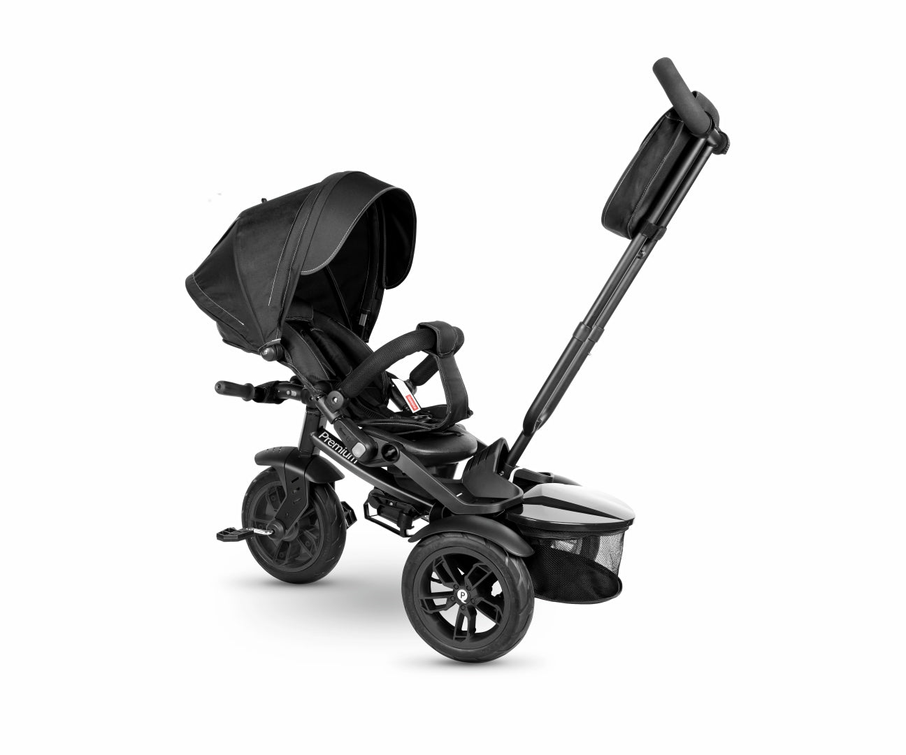 Qplay prémium fekete tricikli