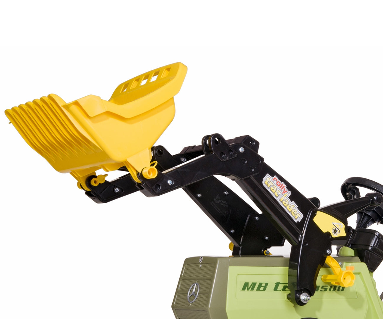 Rolly Toys 046690 Rolly Farmtrac Mercedes Benz traktor kanállal és fogaskerekekkel