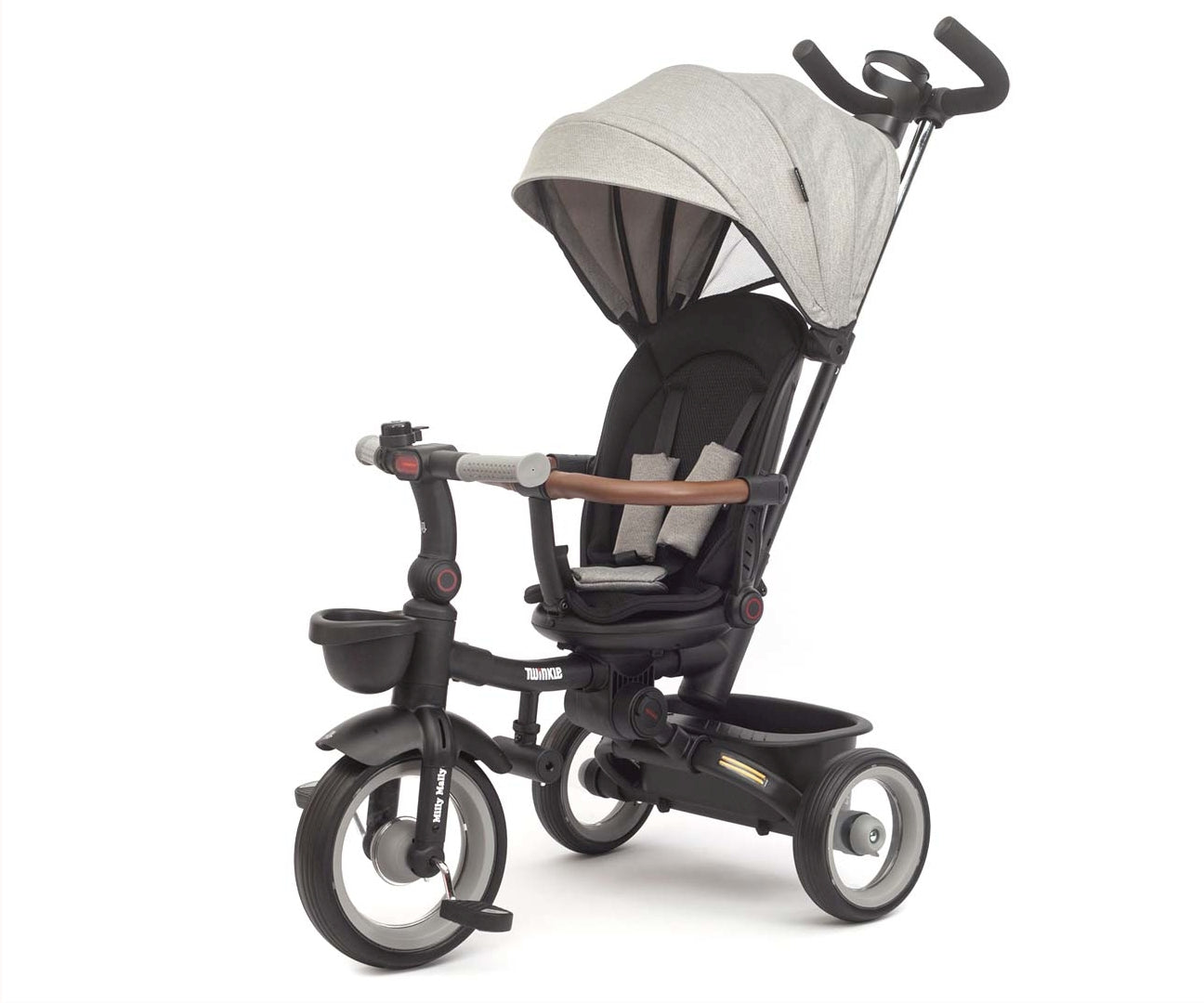 Csillogó szürke tricikli