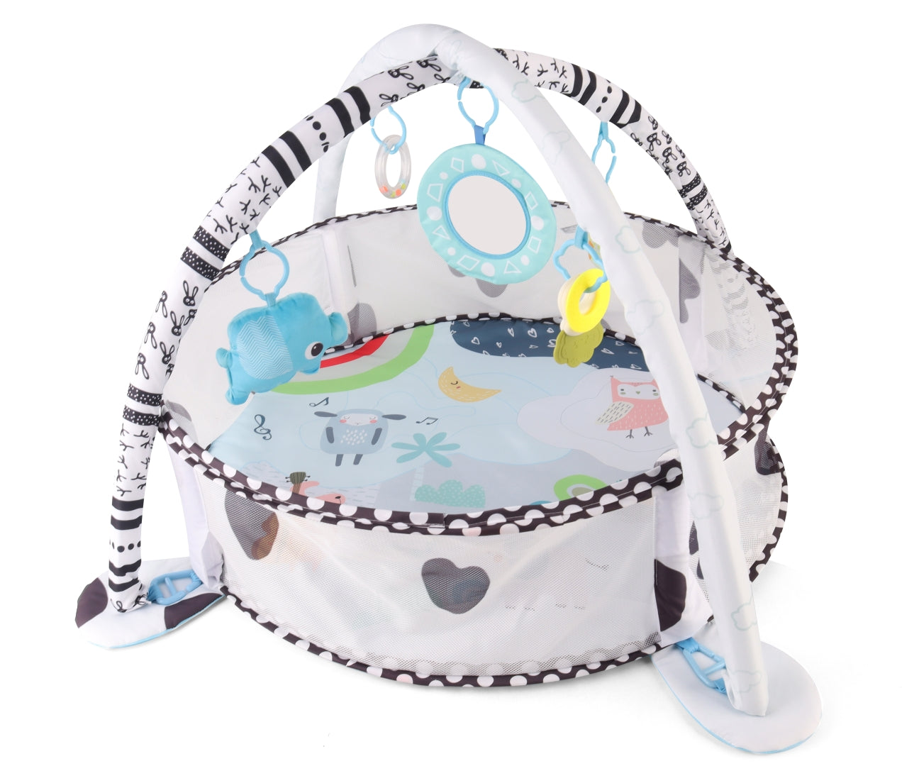 TinyMini JL626-2D 2 az 1-ben labdajáték medence szőnyeg