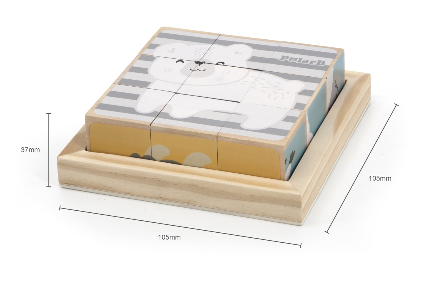 Viga 44024 PolarB kirakó kocka 9 darabos