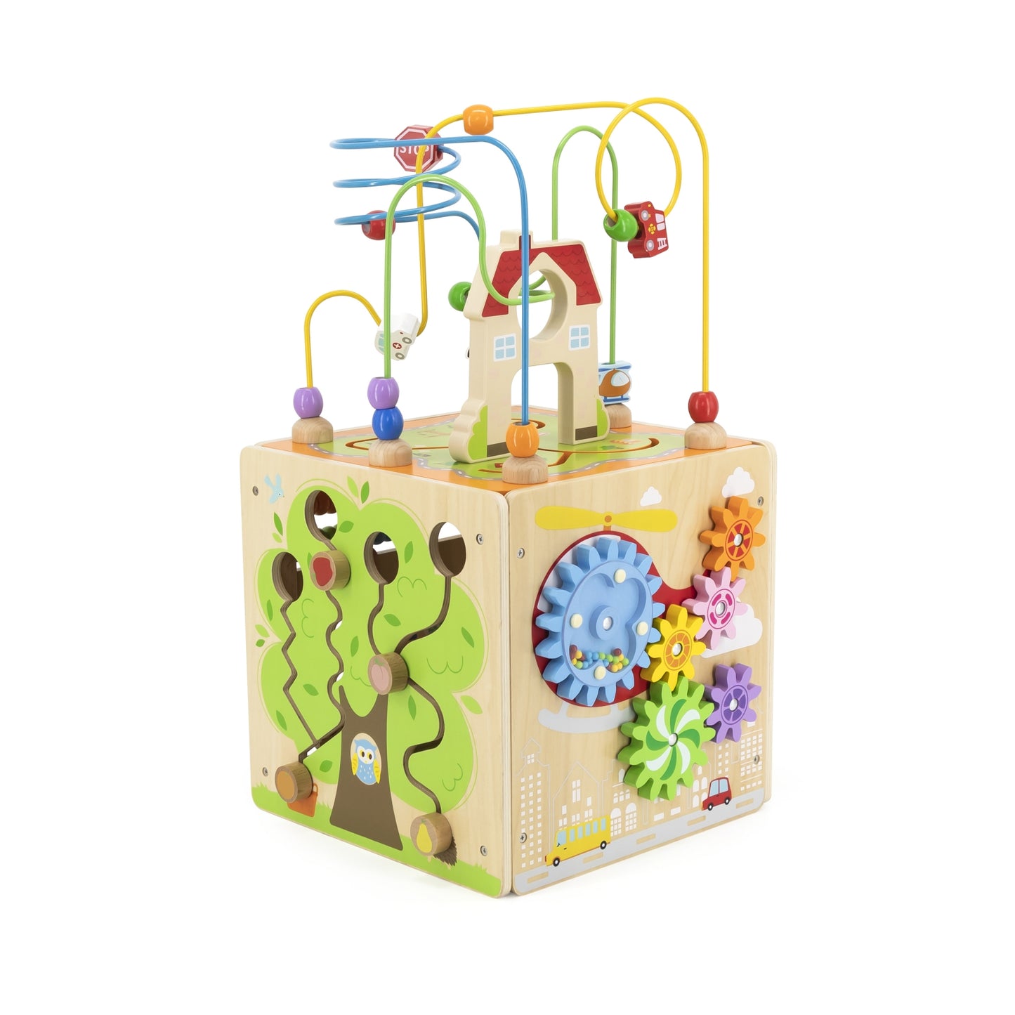 Viga 44591 5 az 1-ben oktatókocka térbeli labirintussal