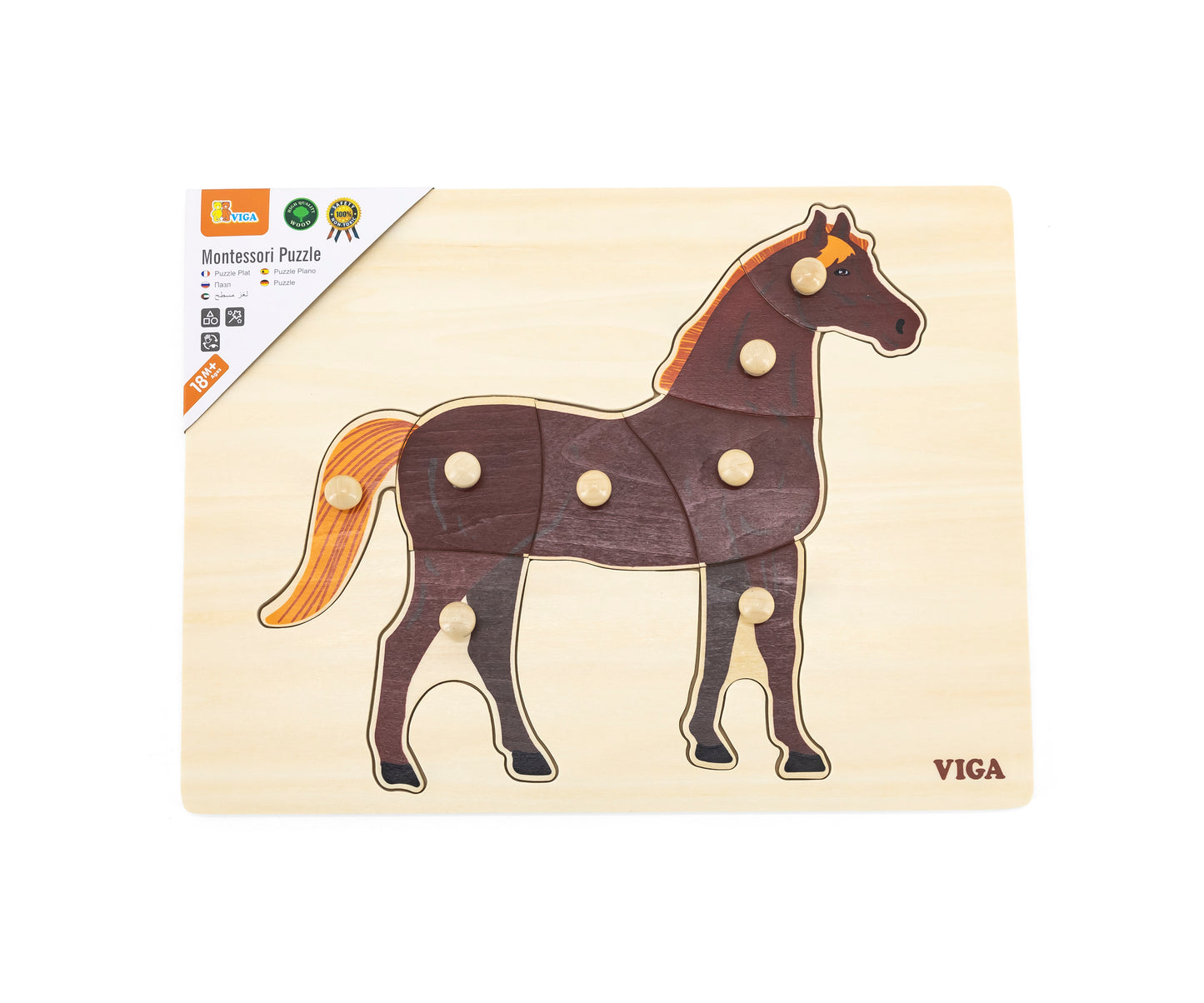 Viga 44607 Puzzle füles párnán - Ló