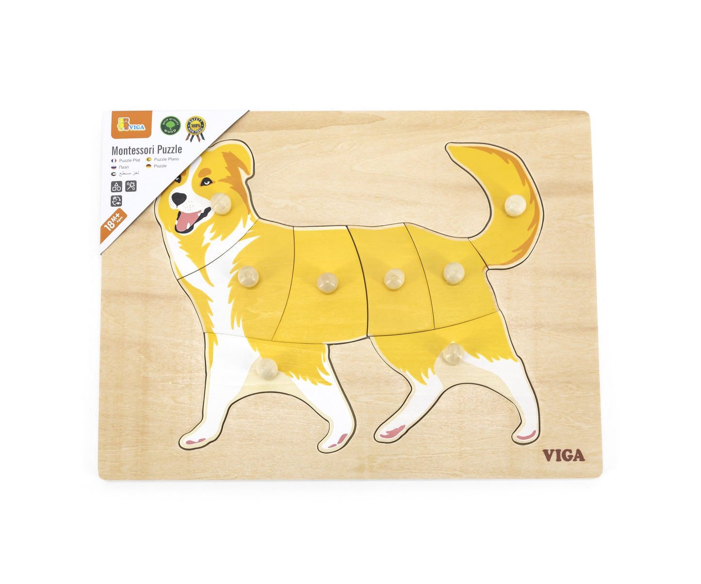 Viga 44611 Puzzle füles párnán - Kutya