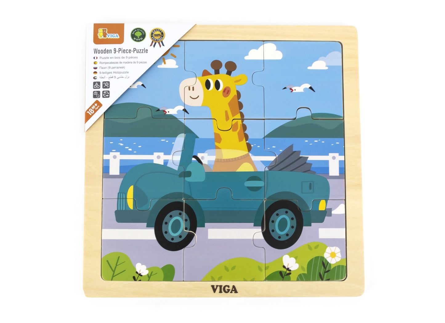 Viga 44629 9 darabos kirakólap - autó