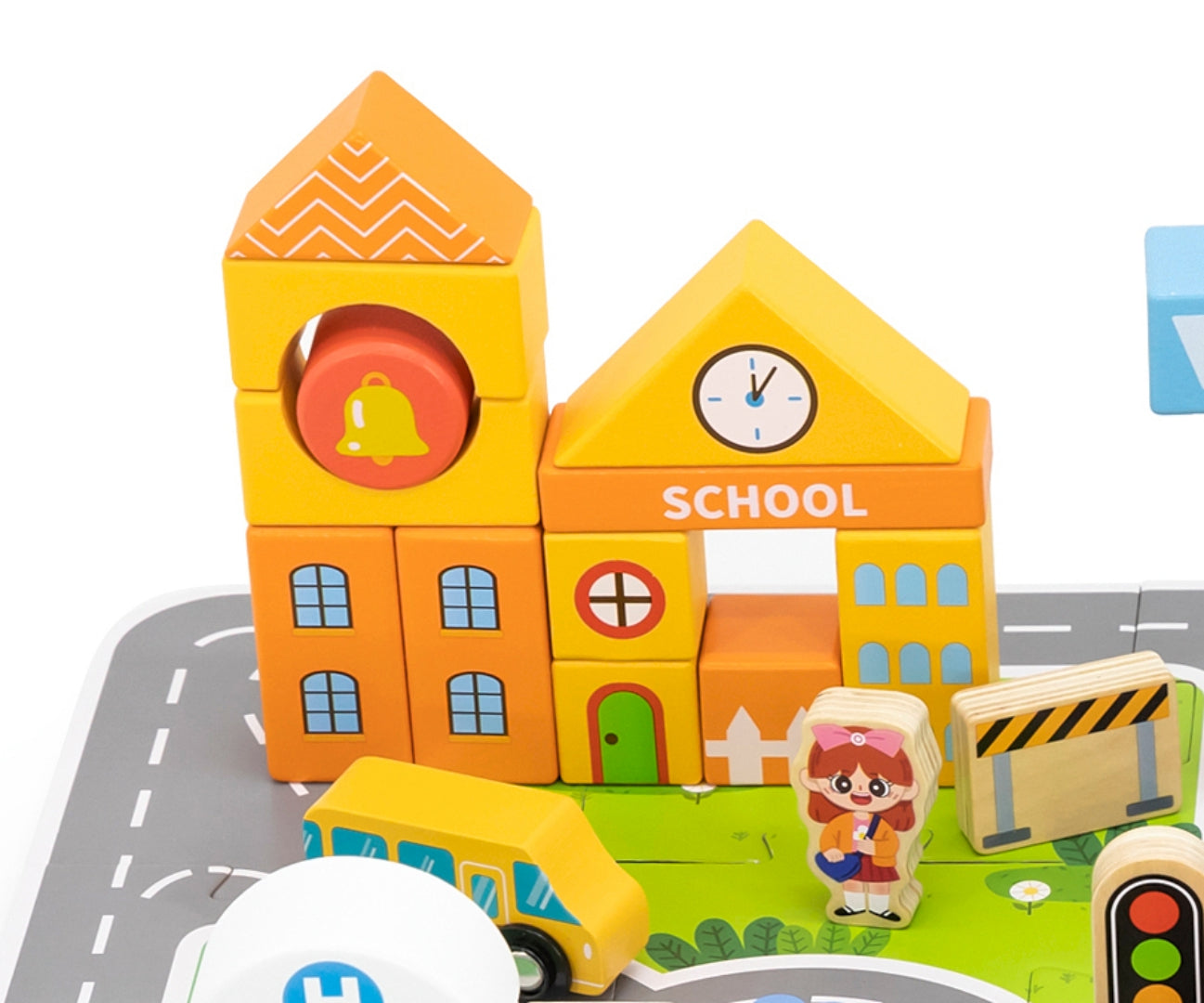 Viga 44705 Kirakó és blokk 100 darabos - város