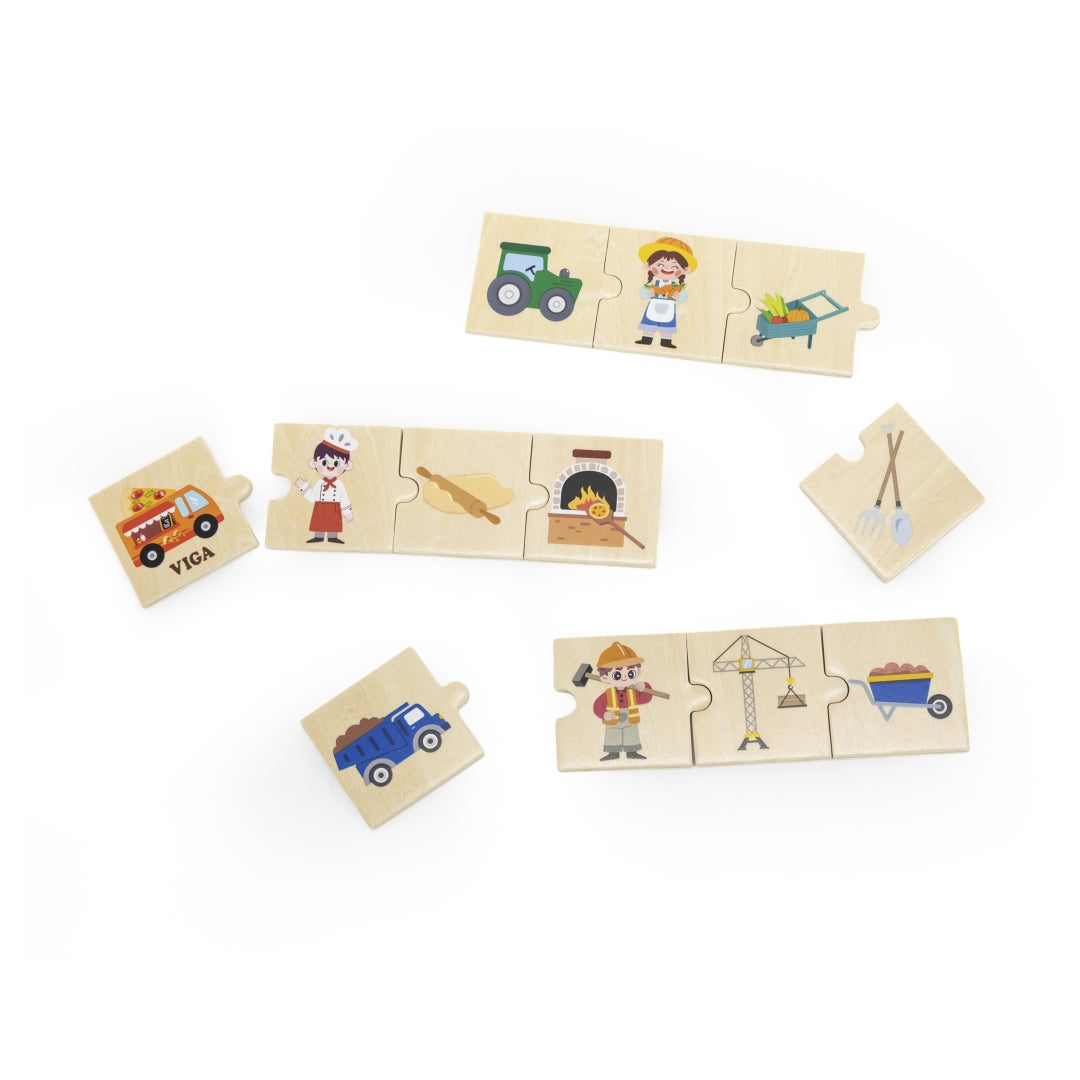 Viga 44749 Kirakókészlet - Párosítsd a szakmákat az eszközökkel
