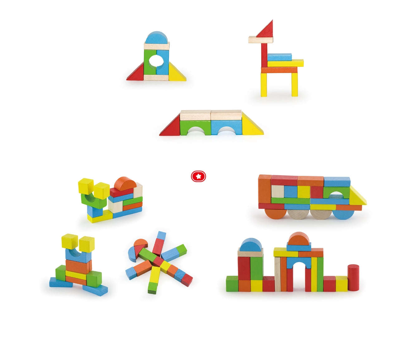 Viga 50333 Fa kockák 80 darabos