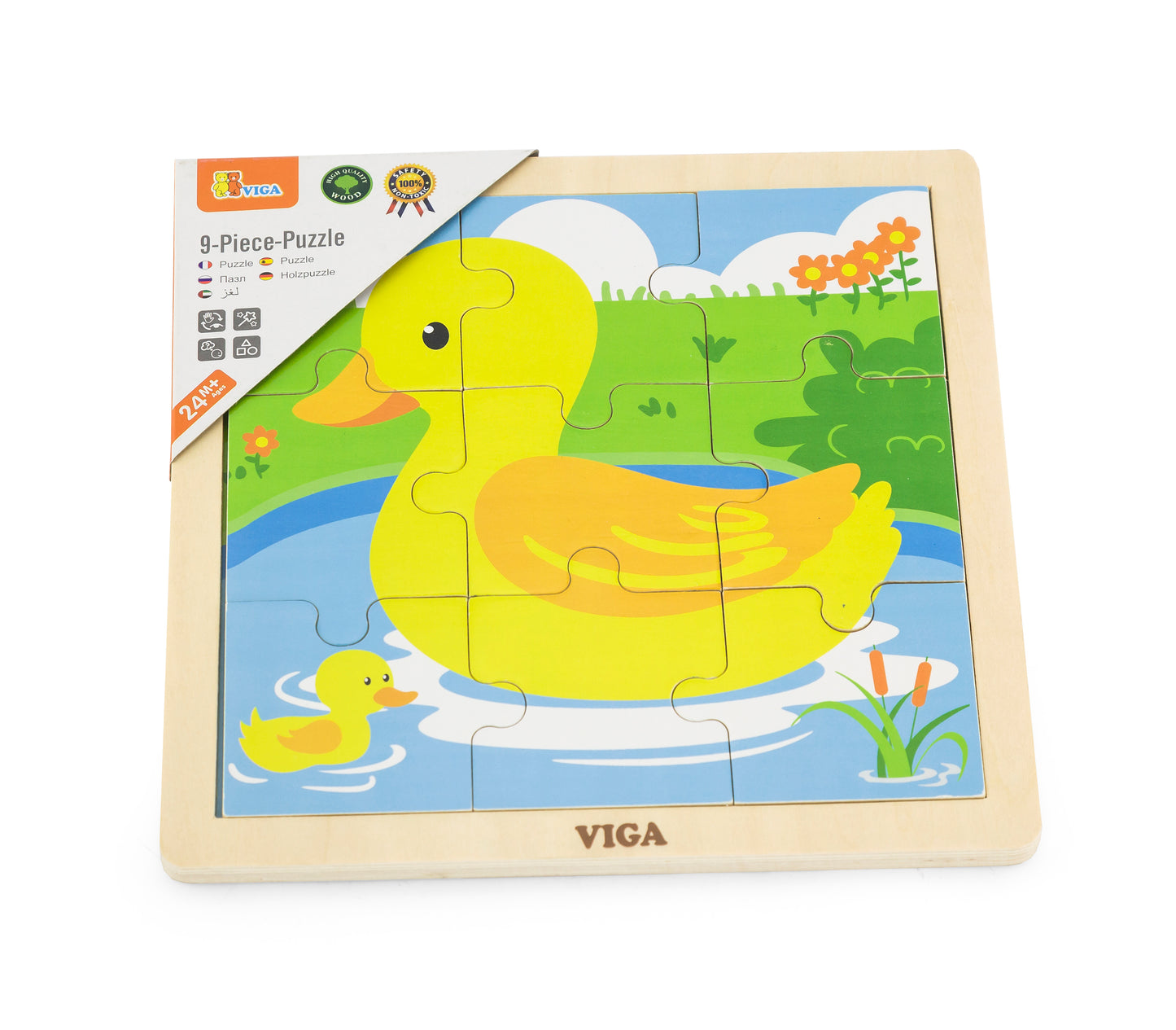 Viga 51436 9 darabos kirakólap - kiskacsák