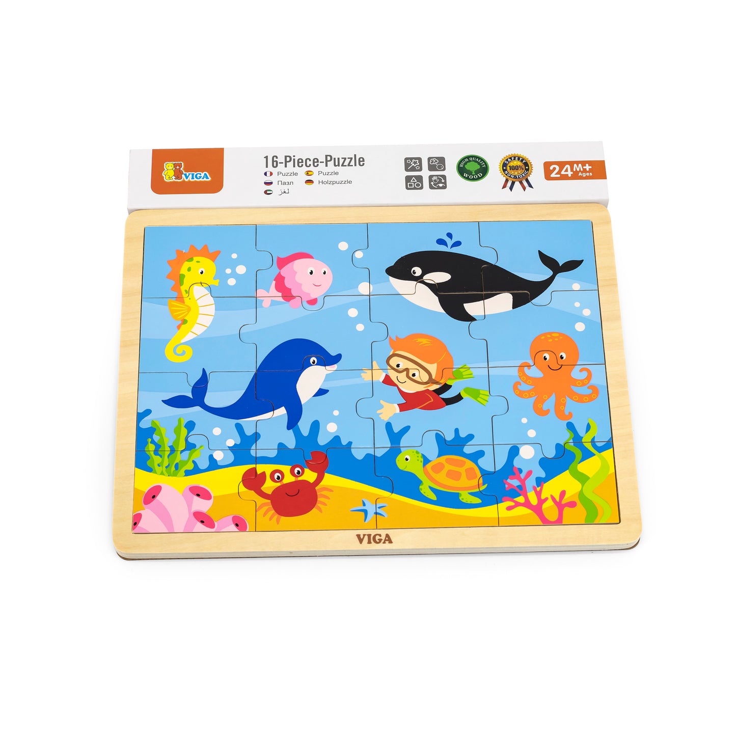 Viga 51451 16 darabos kirakólap - óceán