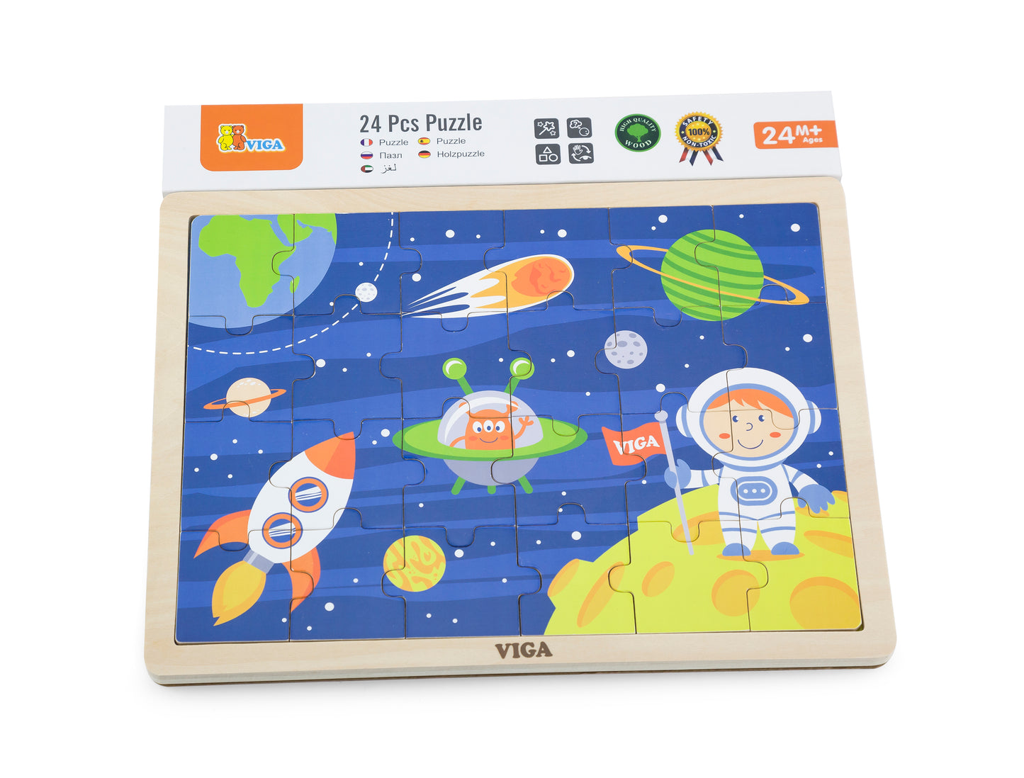 Viga 51461 24 darabos kirakólap - űrkaland