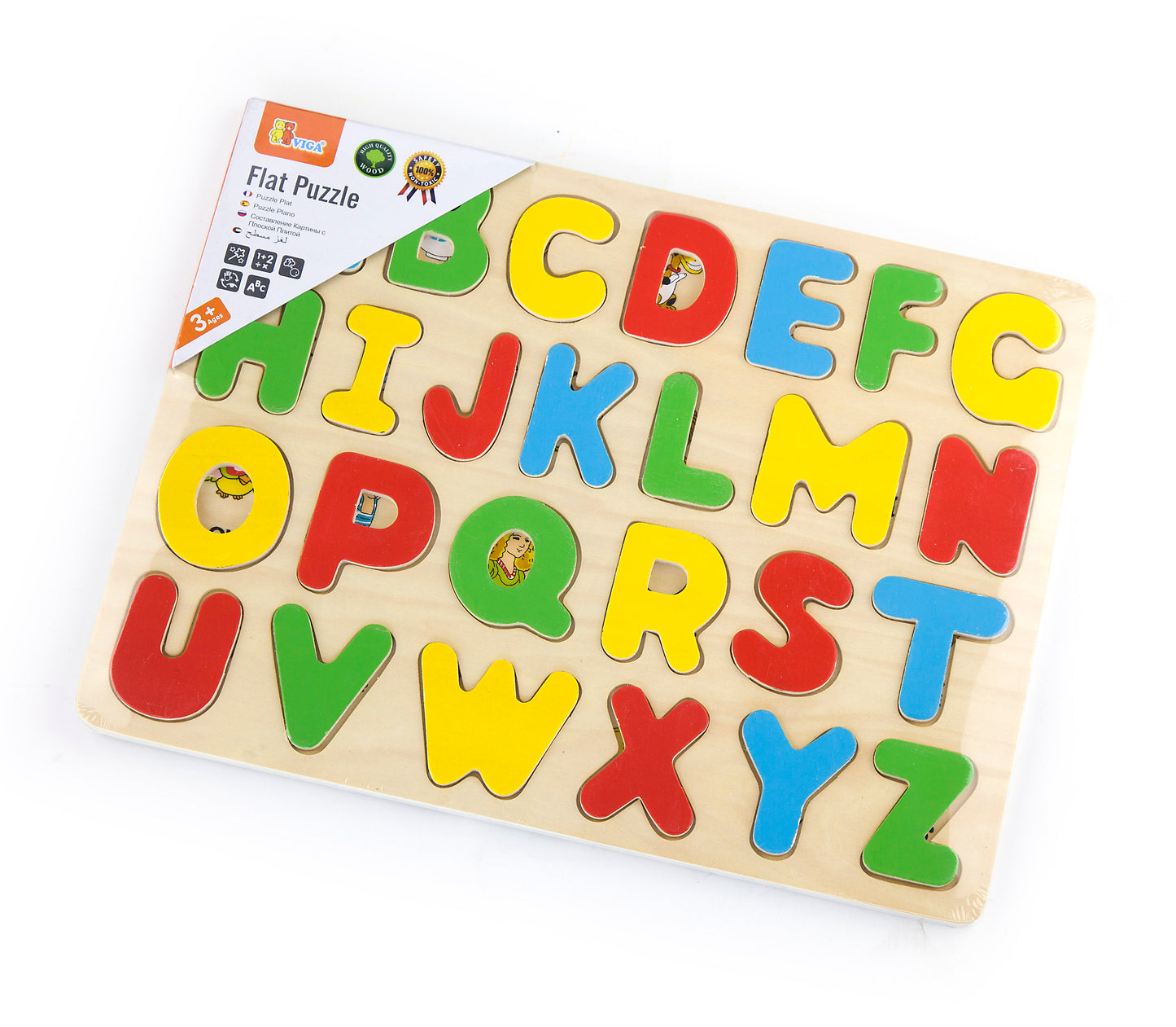 Viga 58543 Rejtvény tömbön - ábécé