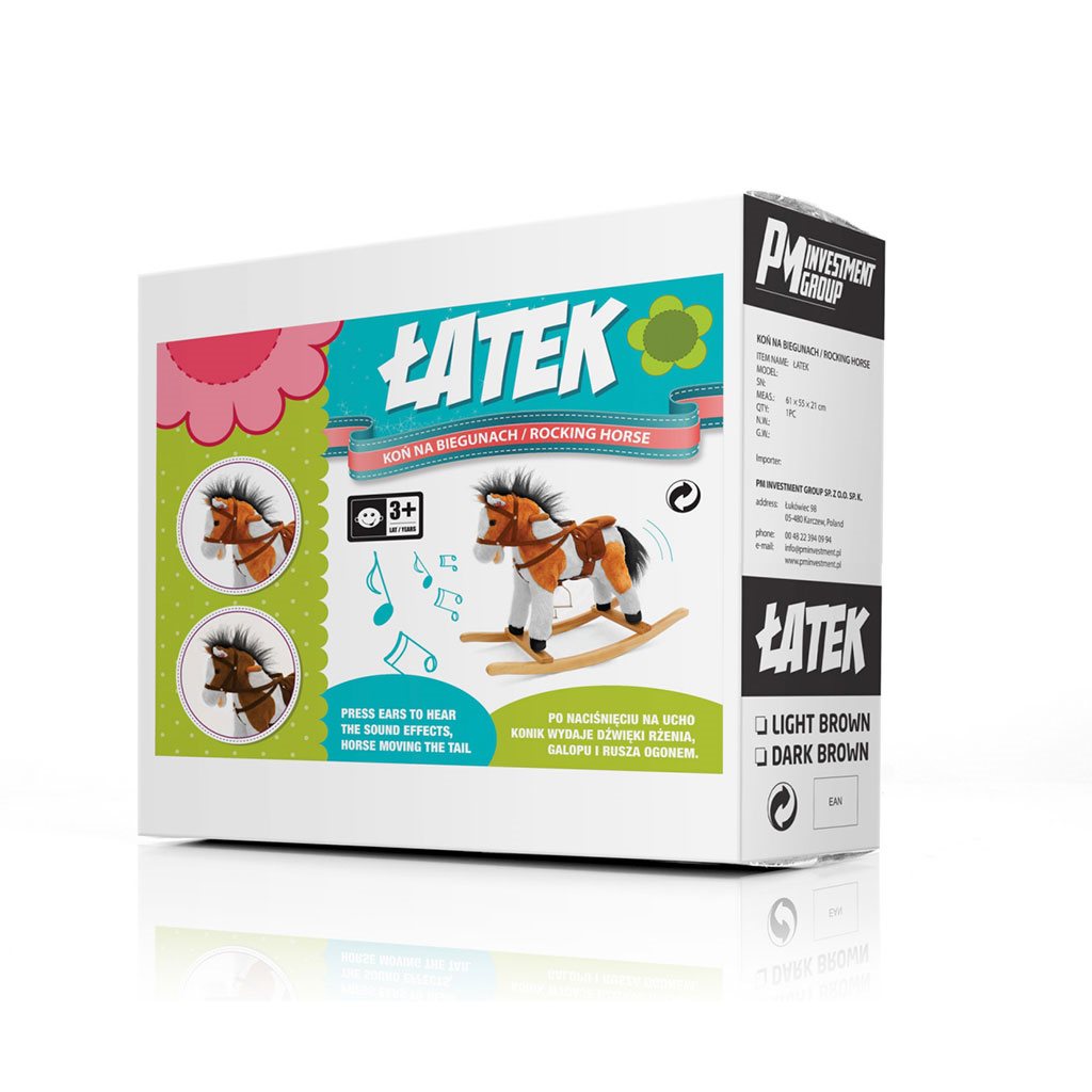 Hintaló dallammal Milly Mally Jurásek világos barna