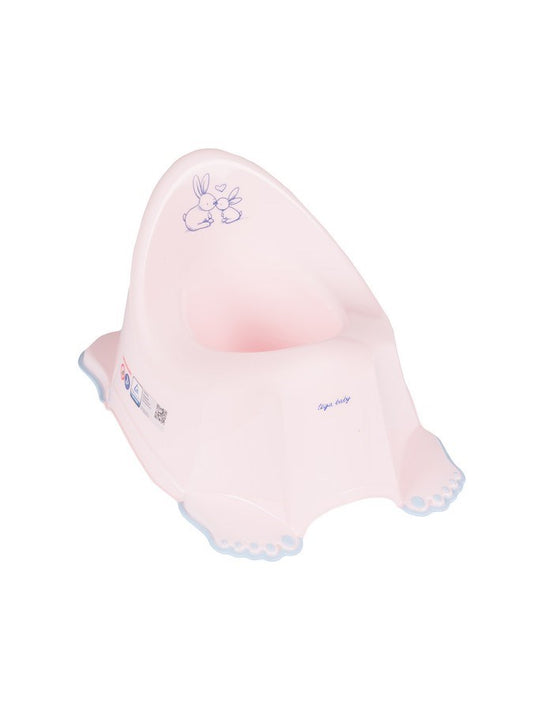 Zenélő gyerek csúszásmentes bili  Bunny rózsaszín