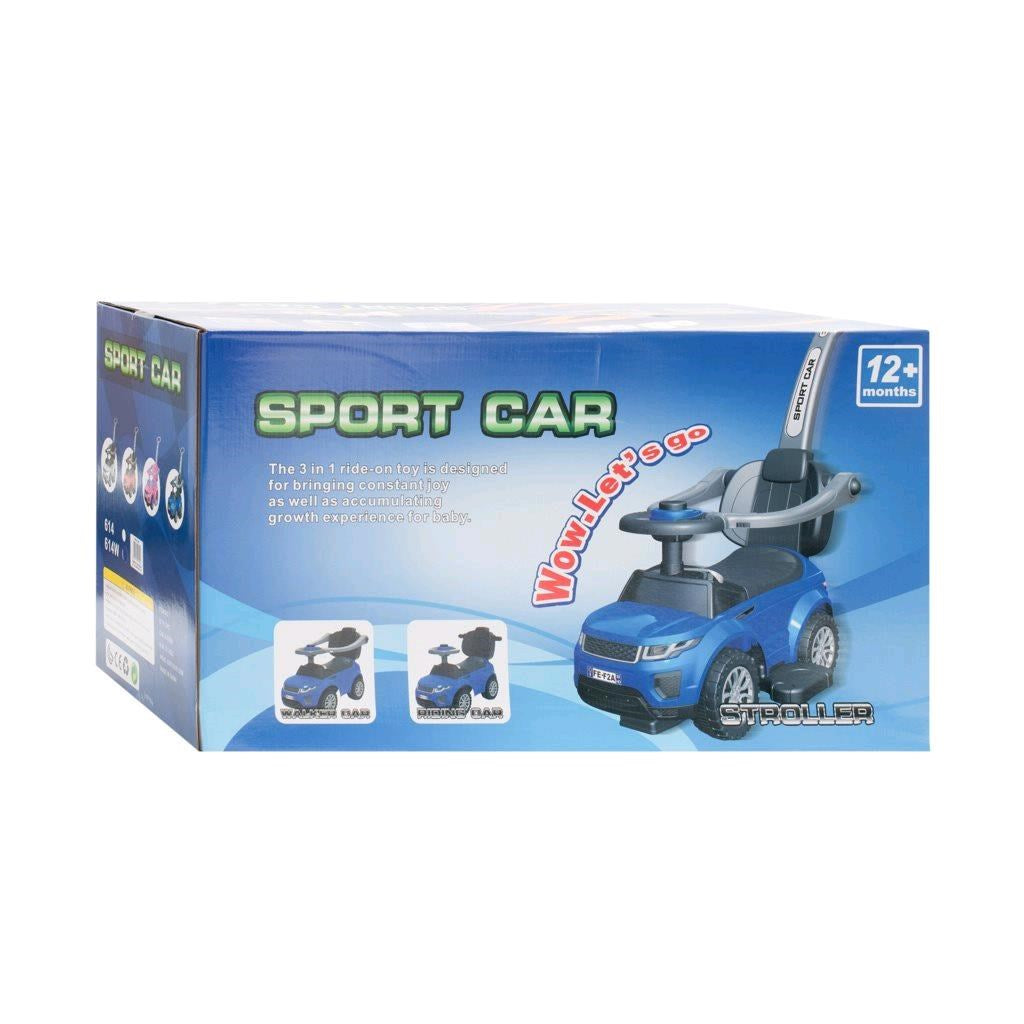 Gyerek zenélő bébitaxi Baby Mix 3 az 1-ben piros