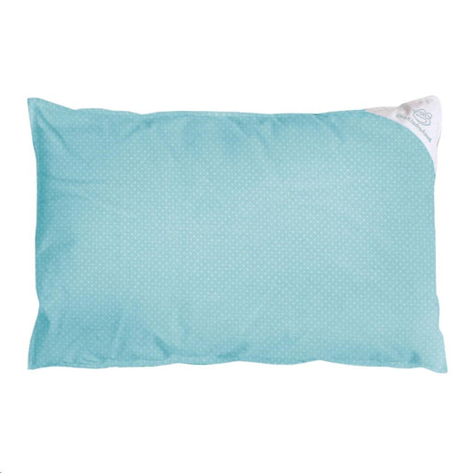 Párnahuzat kék pöttyös - 60x40 cm