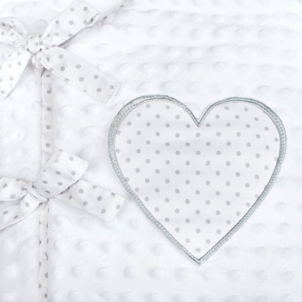 Luxus megkötős pólya Minka New Baby fehér 75x75 cm