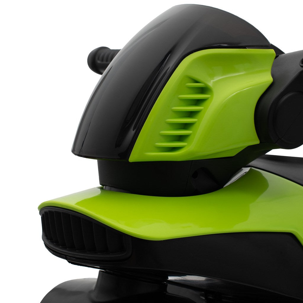 Gyermek elektromos motor Baby Mix POLICE zöld