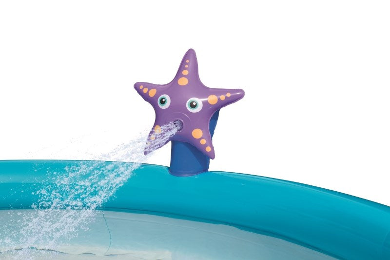 Gyermekmedence felfújható szélével és zuhanyzóval Bestway