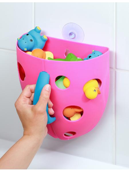 Műanyag fürdőjáték tároló Akuku szürke