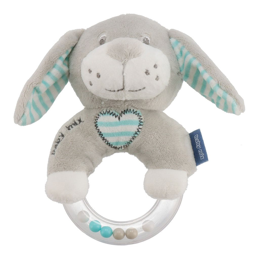 Csörgős plüss játék Baby Mix kutya menta