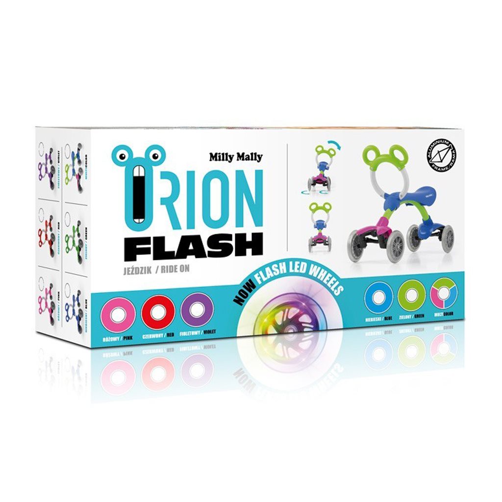 Gyerek futóbicikli  Milly Mally Orion Flash candy