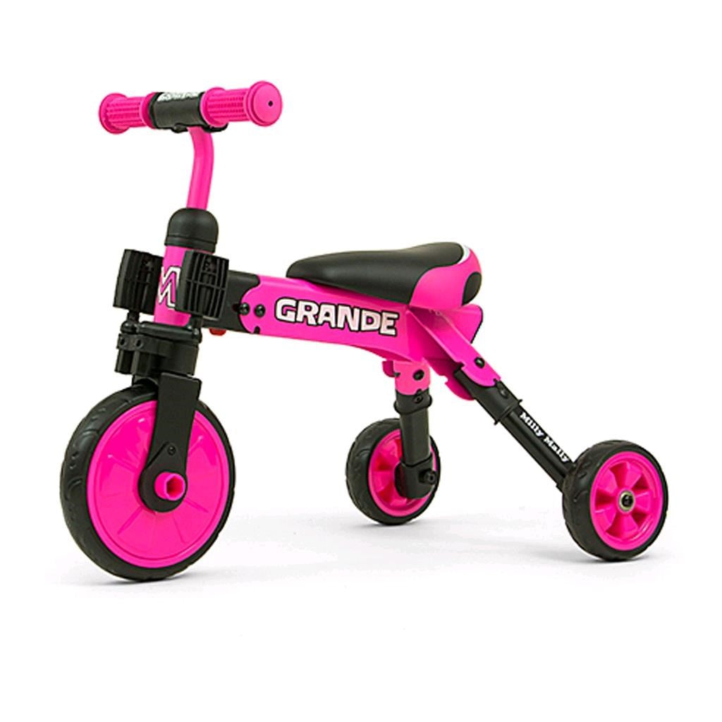 Gyerek háromkerekű bicikli Milly Mally Grande pink