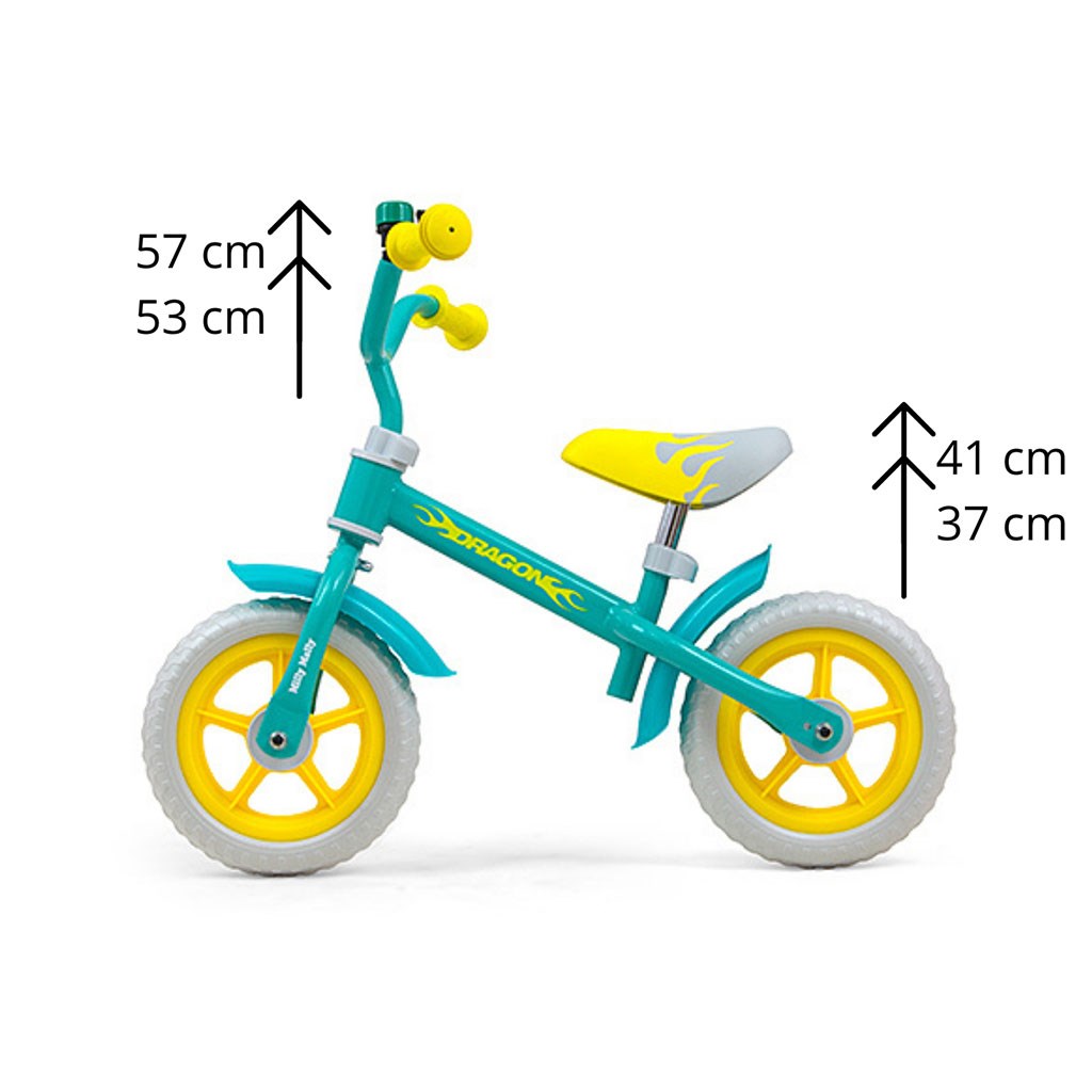 Gyerek futóbicikli Milly Mally Dragon Mint