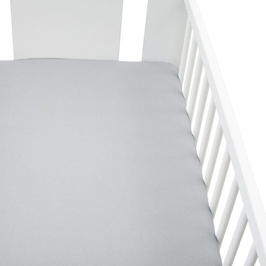 Jersey lepedő kiságyba New Baby 120x60 szürke