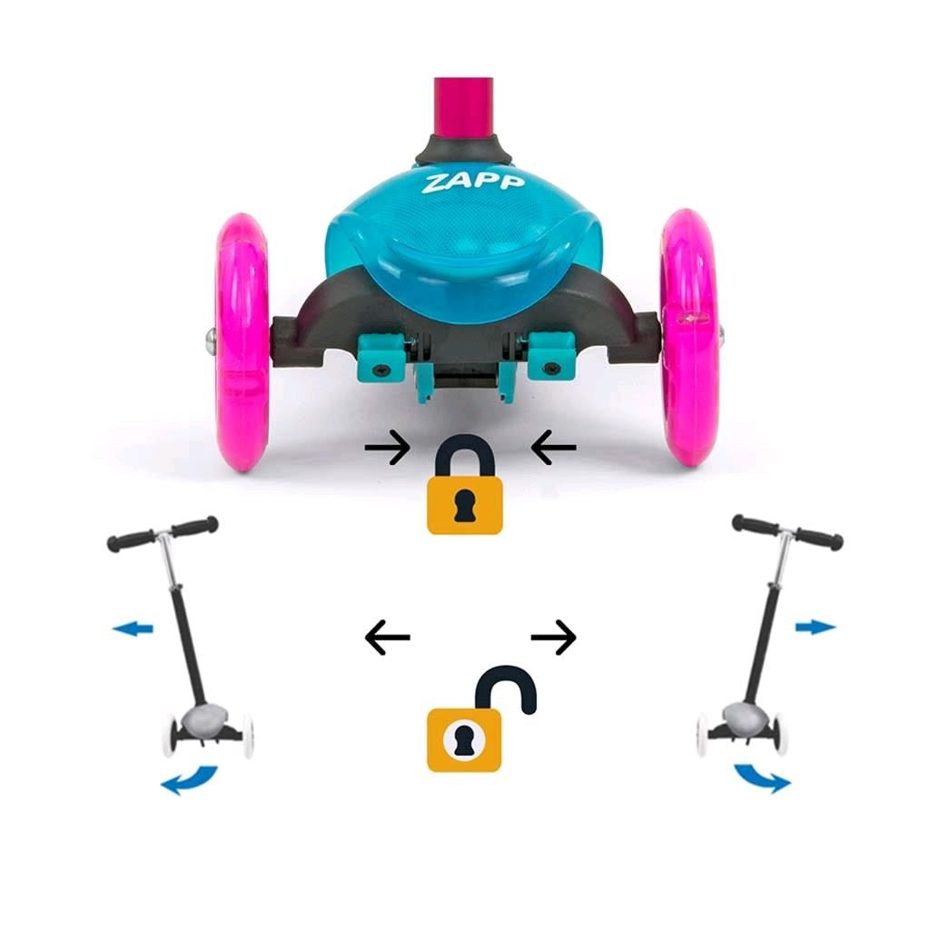 Gyerek roller Milly Mally Scooter Zapp green