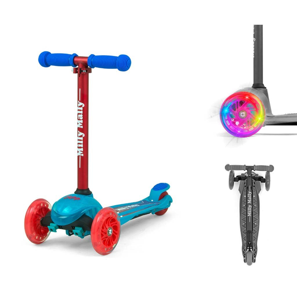 Gyerek roller Milly Mally Scooter Zapp blue coral