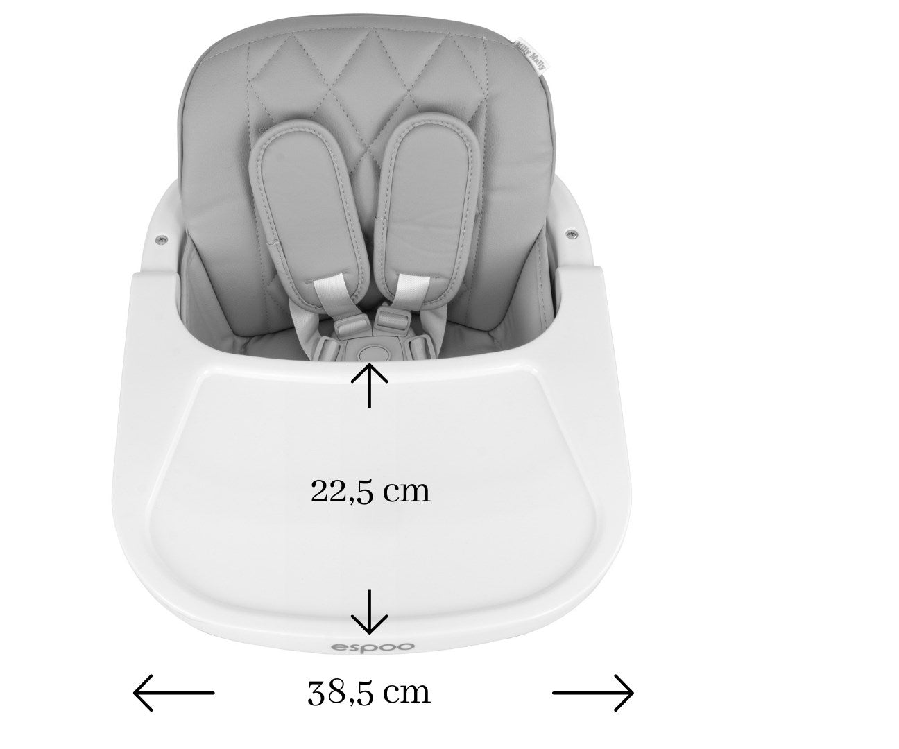Etetőszék Milly Mally 2az1-ben Espoo bézs