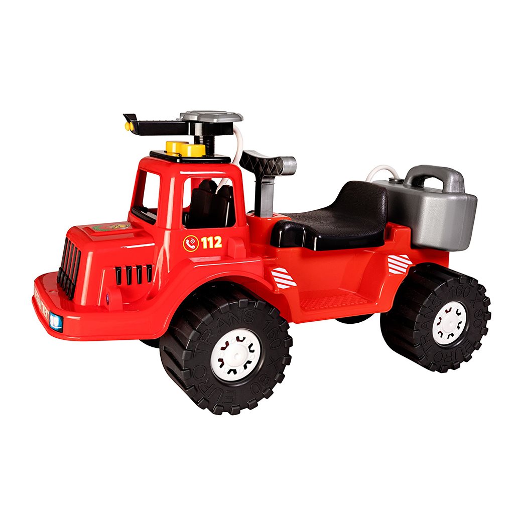 Gyerek jármű vízpermettel oltó tűzoltó tartállyal BAYO 70 cm