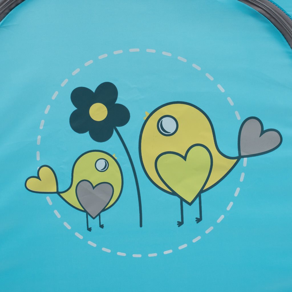 Gyermek utazóágy Baby Mix Veréb világoskék