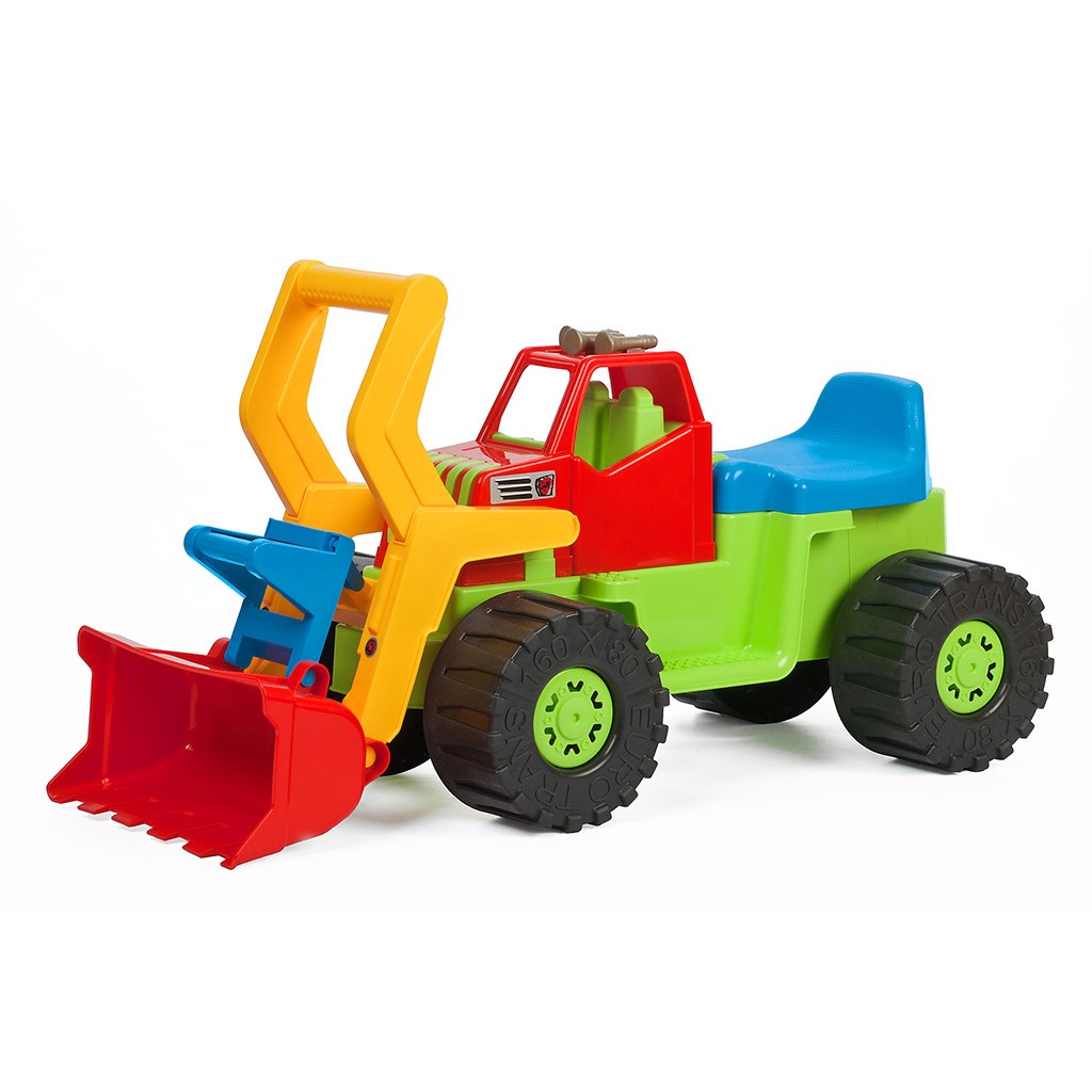 Gyerek kotró és rakodó jármű BAYO 74 cm zöld