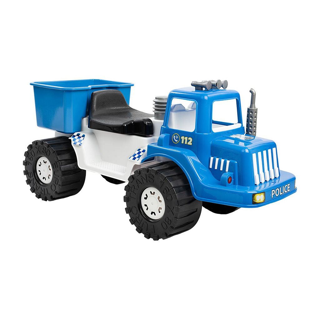 Gyermek rendőrségi bébitaxi BAYO POLICE 70 cm kék