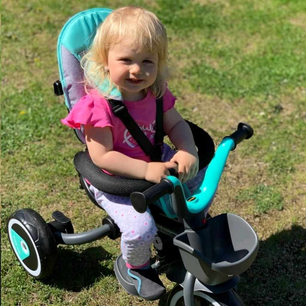 Gyerek tricikli Baby Mix 5az1-ben RELAX 360° rózsaszín