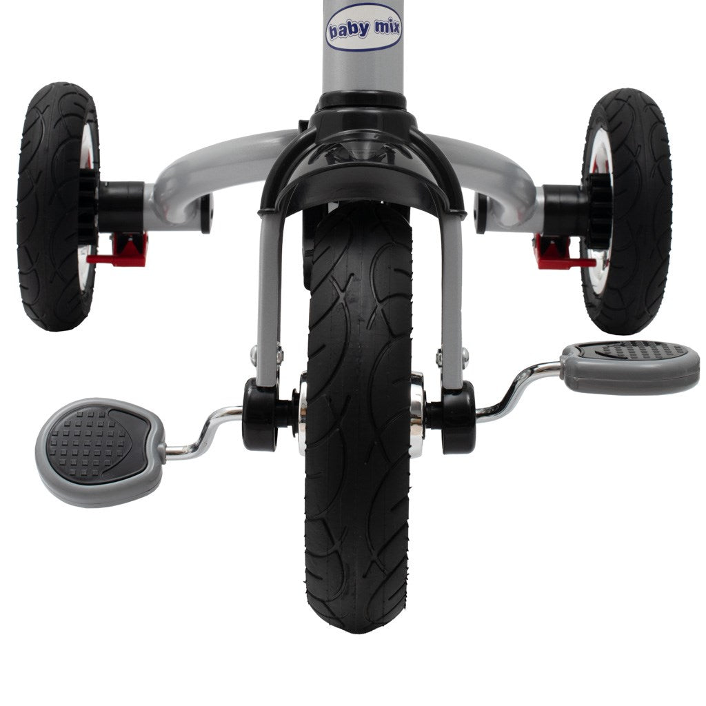 Gyerek tricikli Baby Mix 3az1-ben TYPHOON 360° szürke