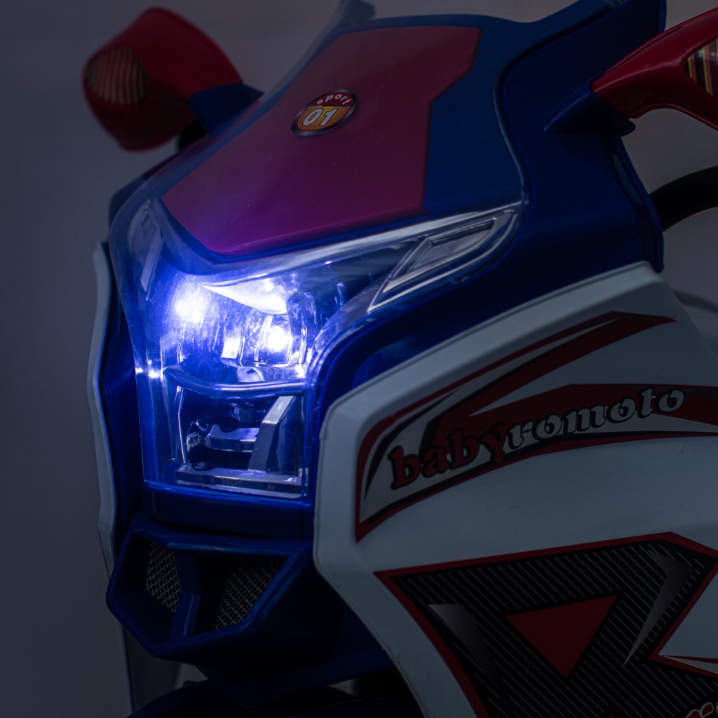 Gyermek elektromos motor Baby Mix RACER fehér