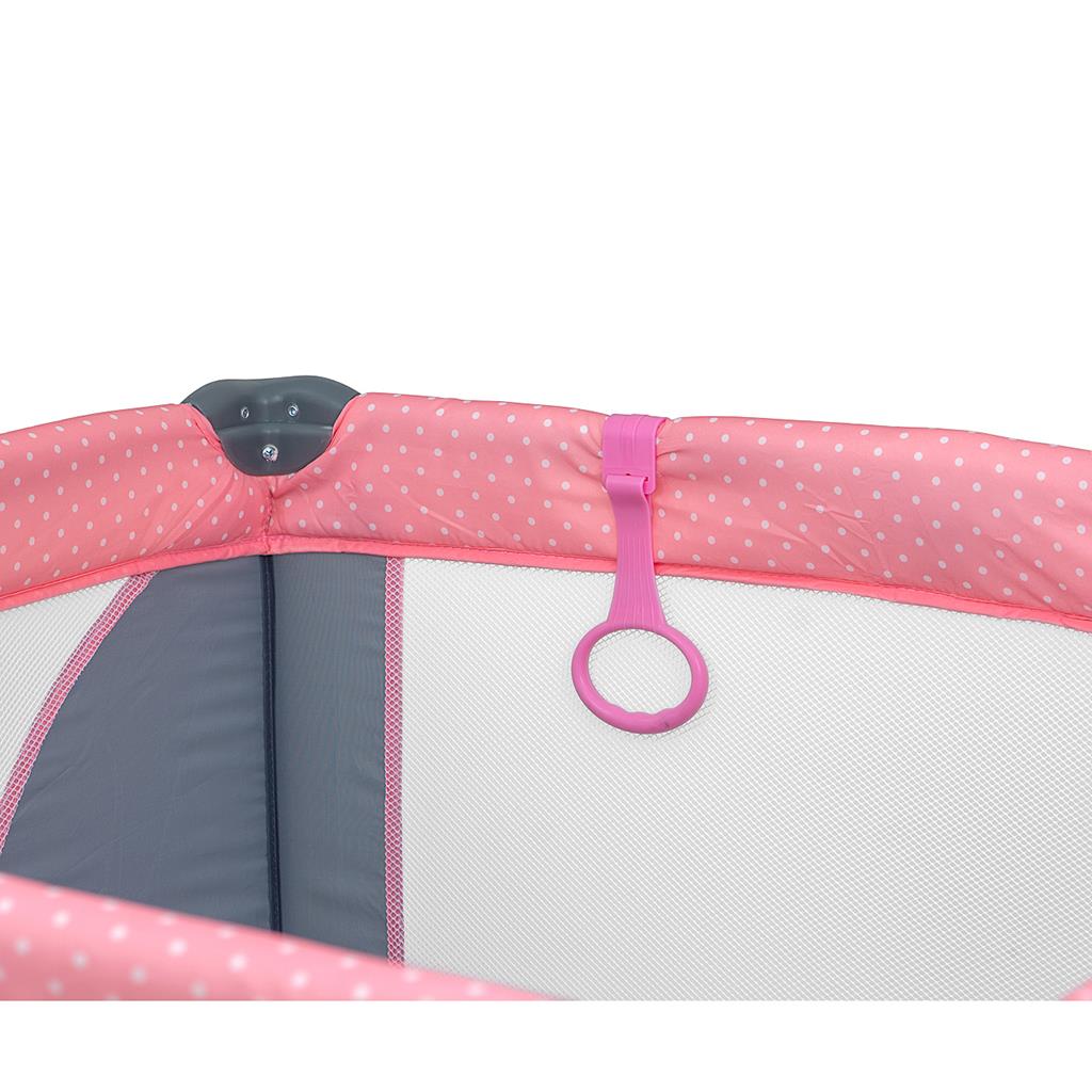 Gyermek összecsukható járóka Milly Mally Fun Pink Bear