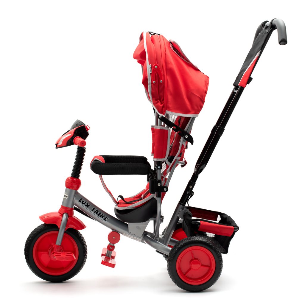 Gyerek háromkerekű bicikli  Baby Mix Lux Trike piros