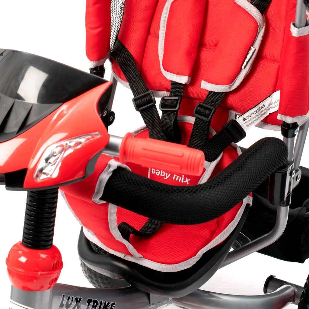 Gyerek háromkerekű bicikli  Baby Mix Lux Trike sötét szürke