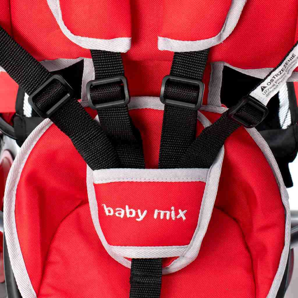 Gyerek háromkerekű bicikli  Baby Mix Lux Trike sötét szürke