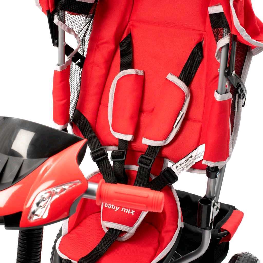 Gyerek háromkerekű bicikli  Baby Mix Lux Trike sötét szürke