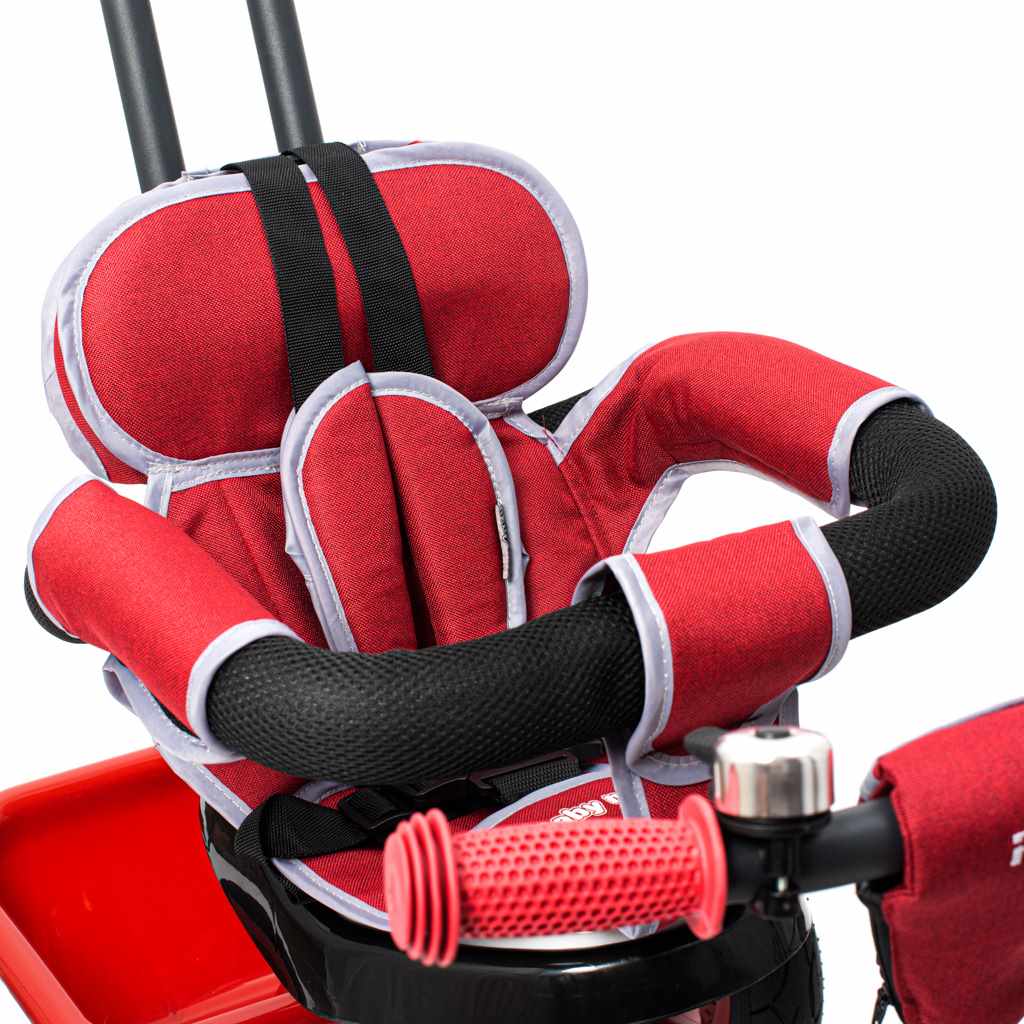 Gyerek tricikli Baby Mix 5az1-ben RIDER 360° fekete