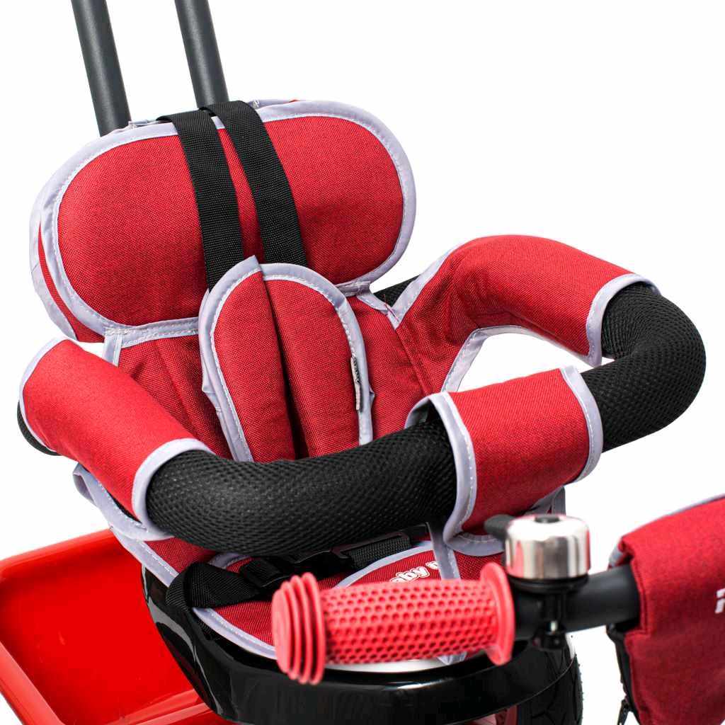 Gyerek tricikli Baby Mix 5az1-ben RIDER 360° szürke