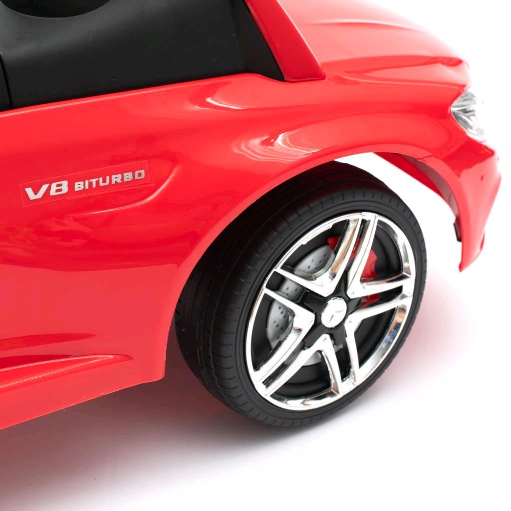 Bébitaxi tolókarral Mercedes Benz AMG C63 Coupe Baby Mix kék